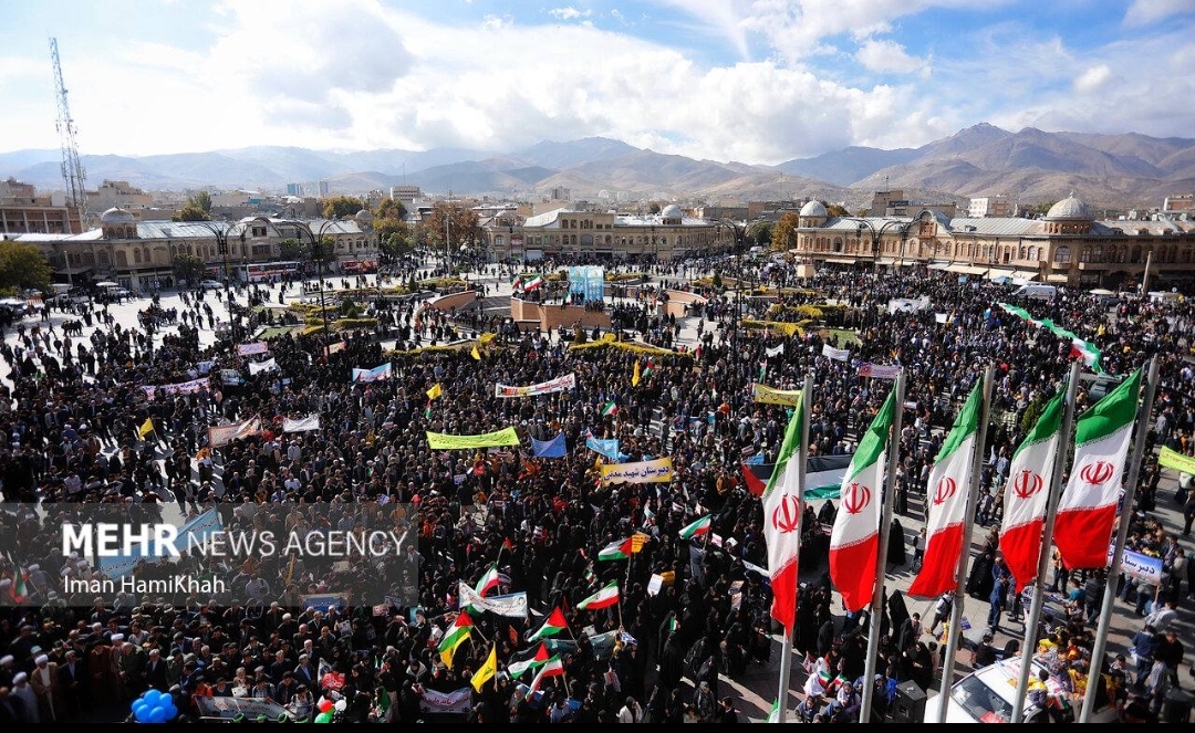 ۱۳ آبان متفاوت در همدان ۱۴۰۲