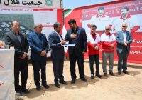 کلنگ‌زنی بزرگترین پایگاه لجستیک و پشتیبانی امداد و نجات غرب کشور در همدان
