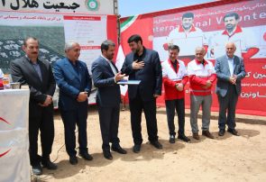 کلنگ‌زنی بزرگترین پایگاه لجستیک و پشتیبانی امداد و نجات غرب کشور در همدان